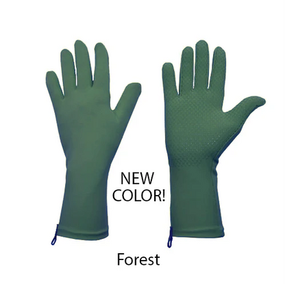FoxGlove Grip Gloves palm view – Supplex® nylon and Lycra® stretch fabric for comfort and flexibility