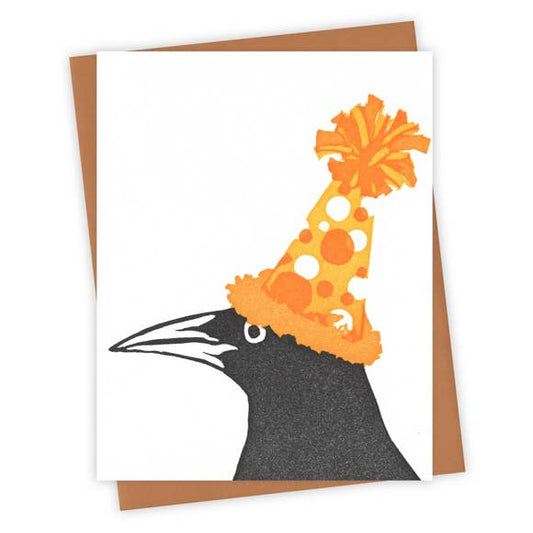 The Party Hat Grackle Card