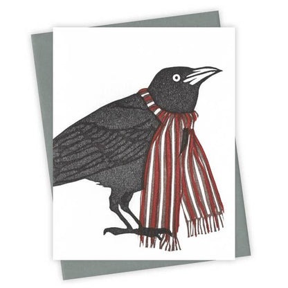 Winter Wear Grackle Card