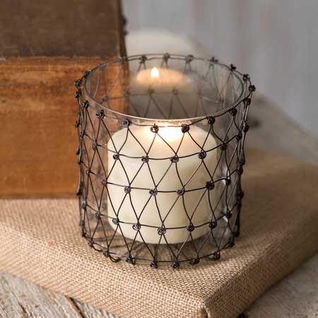 Julia Wire Candle Holder - Hidden Lake Garden Home
