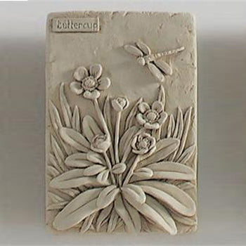 The Buttercup plaque in natural finish.