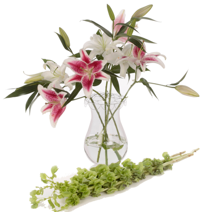 A flower arrangement using the Easy Arranger