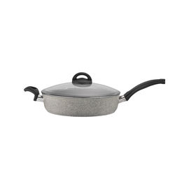 Side view of the 3.8 QT Saute Pan with Lid