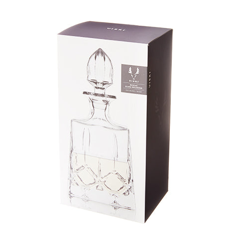 Boxed for Gift Giving Raye Glass Mezcal Decanter