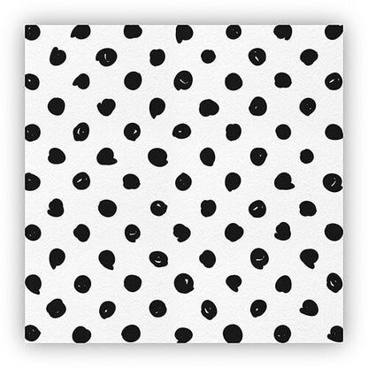 White and Black dot cheese papers