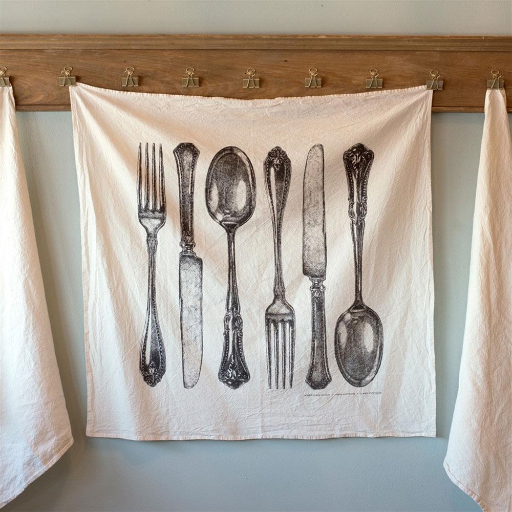 Fork, Knife, Spoon Towel
