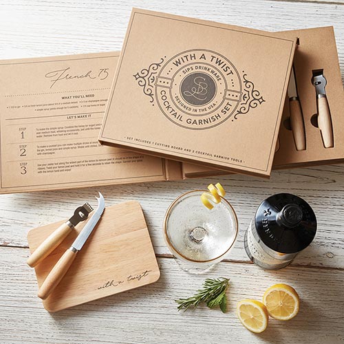 Cardboard Collection  With a Twist Cocktail Garnish Set