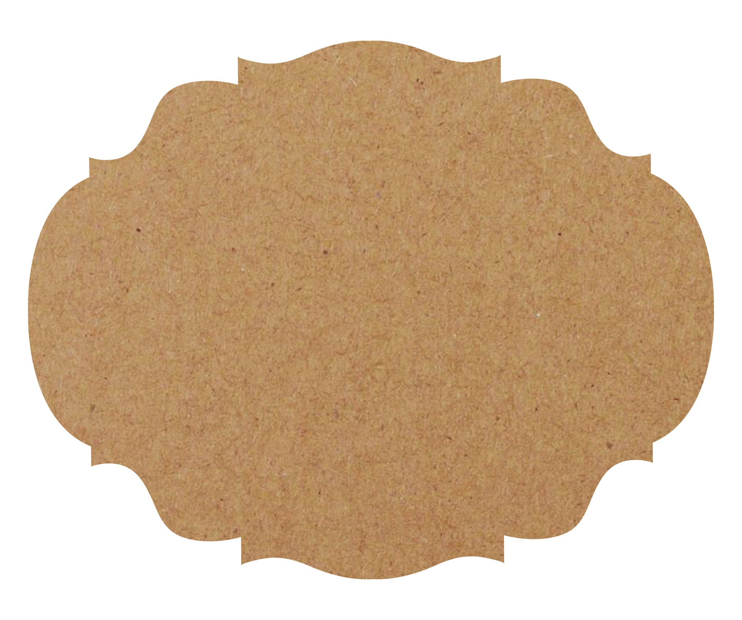 Kraft Paper French Frame Placemat,