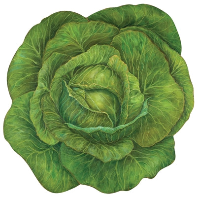 Die Cut geen cabbage placemats 