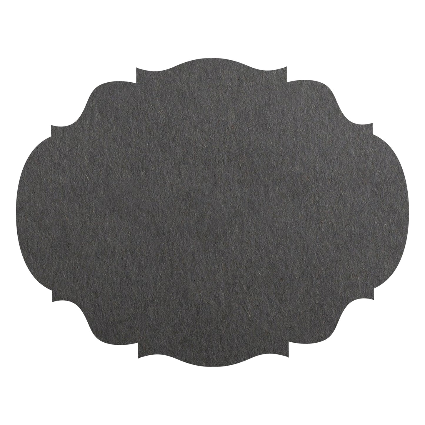 Dark Gray French Framed Placemat.