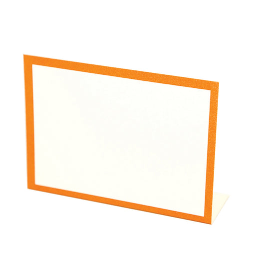 The Orange Framed Place Card 