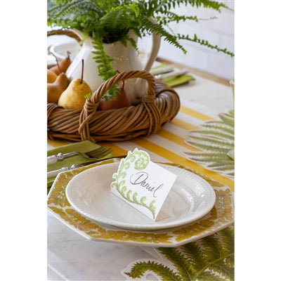 another shot of the fiddlehead fern place card .