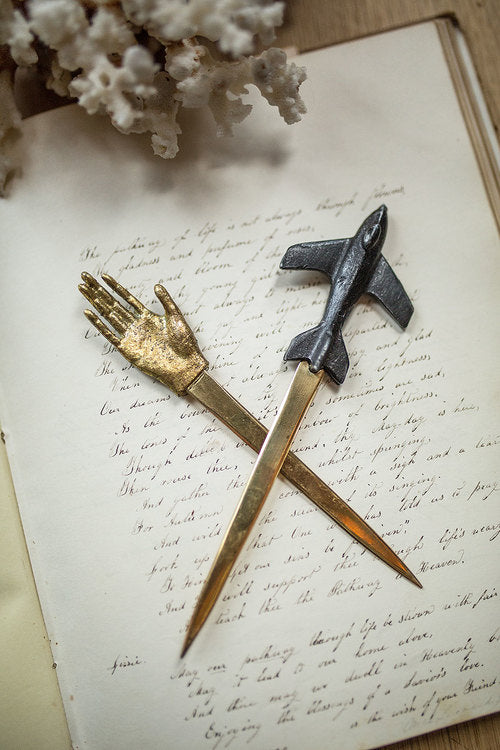 Hand Pewter Letter Opener - Hidden Lake Garden Home