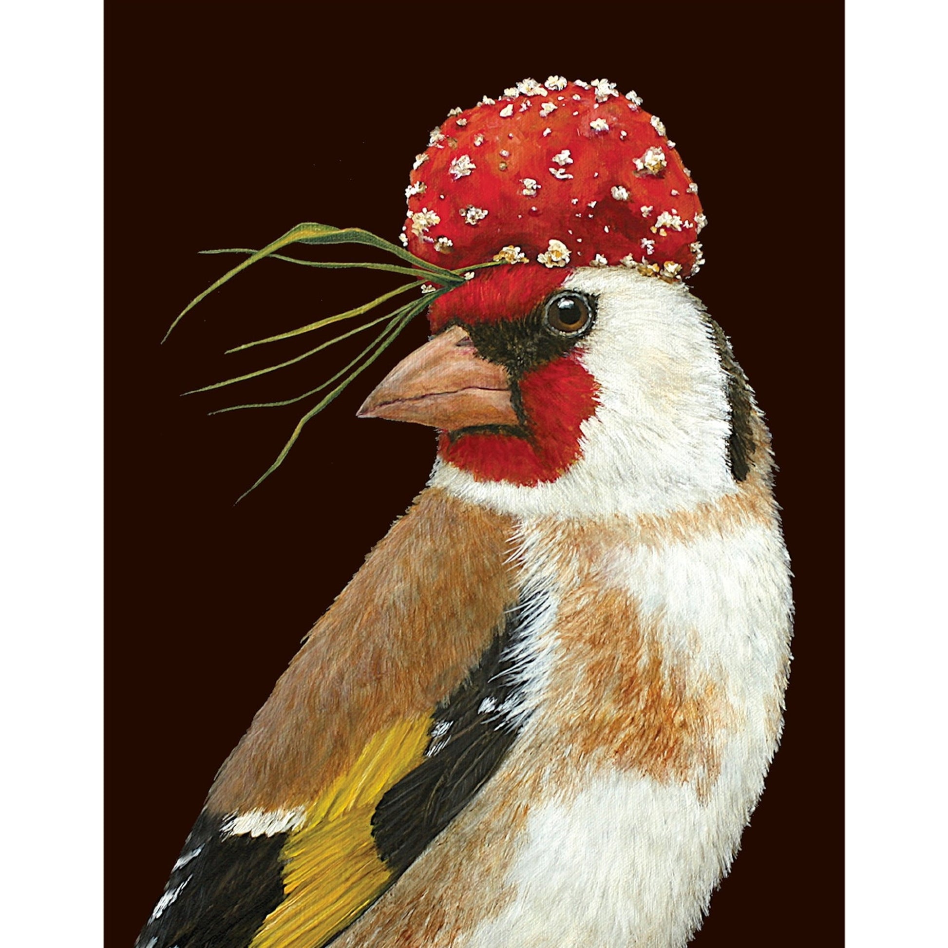 Chauncey the Goldfinch Greeting Card
