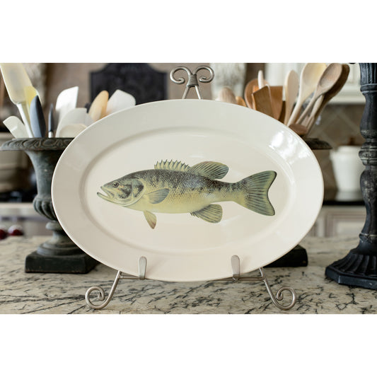 Largemouth  Bass  Extra Large Fish Platter