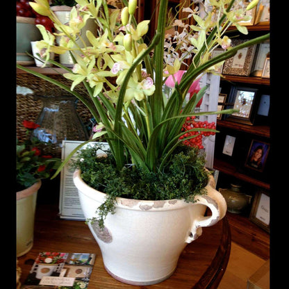 Gloucester Distressed Tapered Pots  - Kew Pottery - Hidden Lake Garden Home