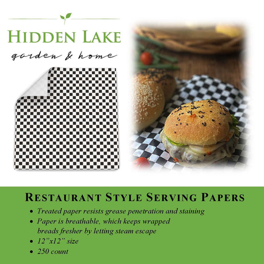 A photograph of the label of the Black and white restaurant style serving papers showing all the informationn