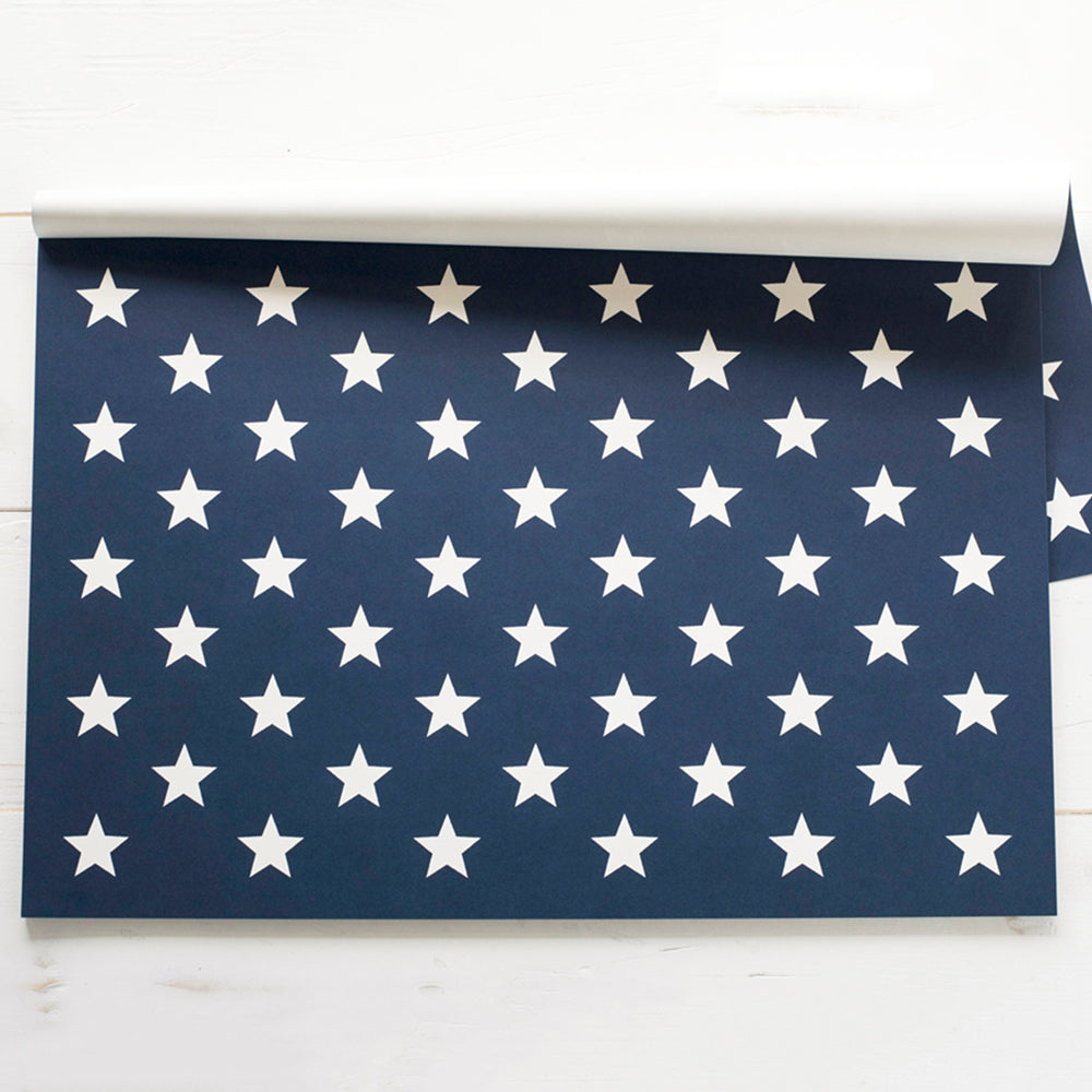 An image of the Stars on Blue Paper Placemat