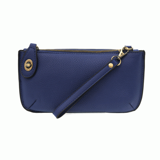 Dark Cobalt Mini  Crossbody Wristlet Clutch