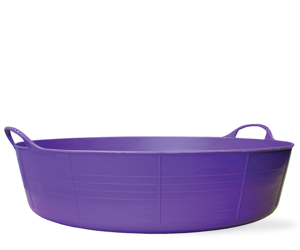 Large Shallow Gorilla Tub Trugs in Purple 