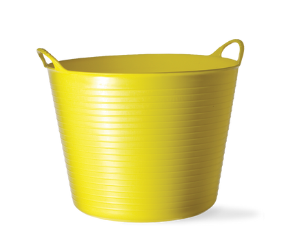 Large Gorilla Color Tub Trugs in Yellow.