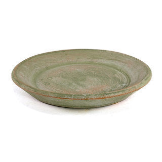 Plant Pot  Saucer in Grey Moss