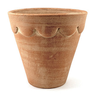 scalloped plant pot Orleans