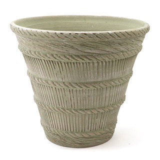 A large French Harvest pot in grey.
