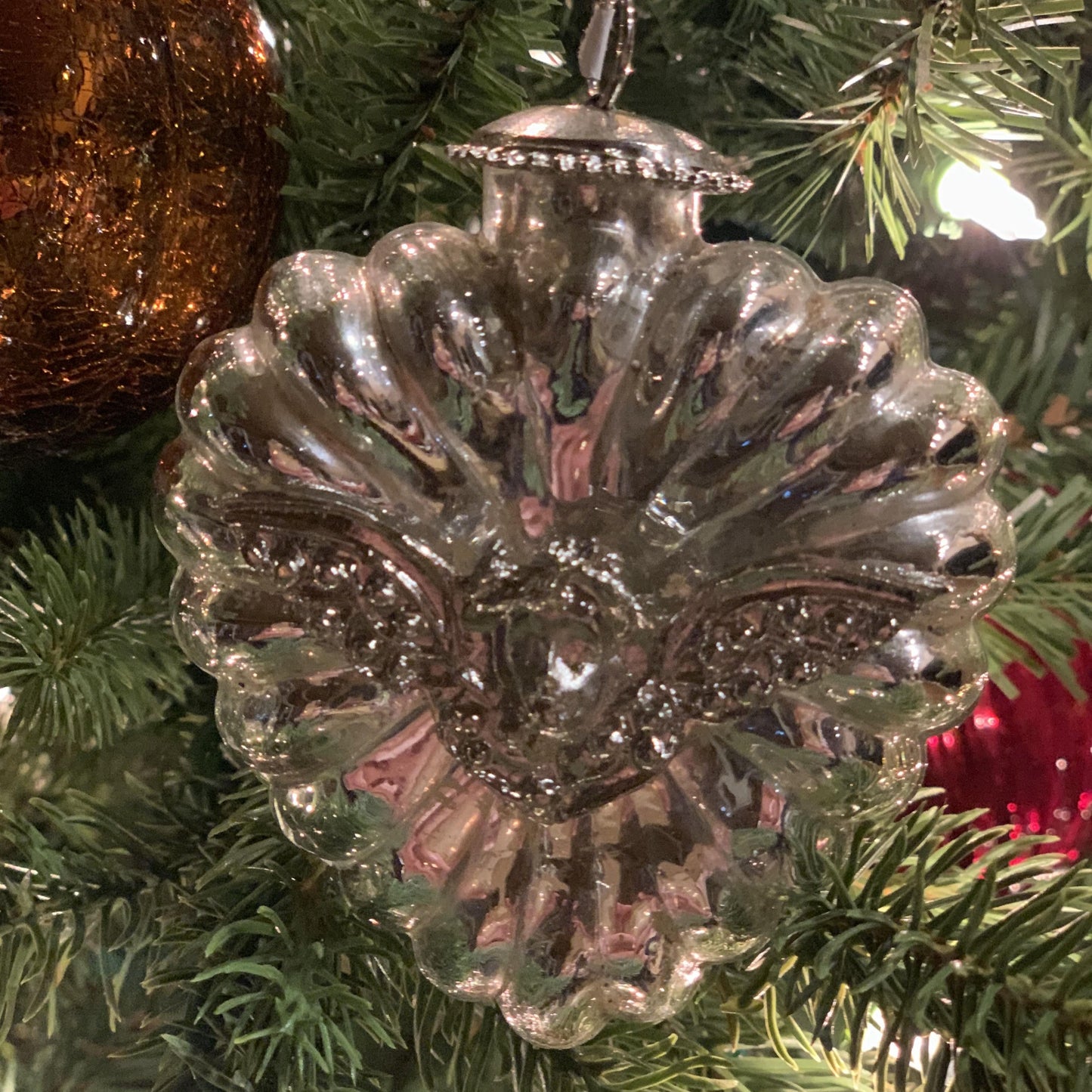 Kugel Heart Ornaments Assorted Set