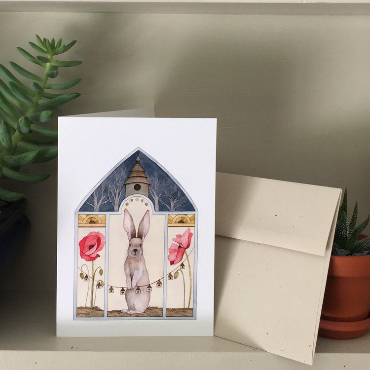 a phot of the Poppy Home greeting card