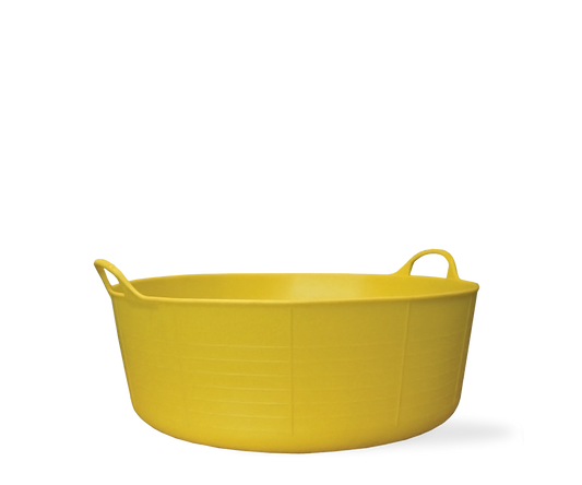 Small Shallow Gorilla Tub Trug in Yellow.